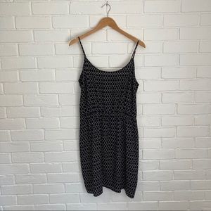 Old Navy Black and White Printed Dress